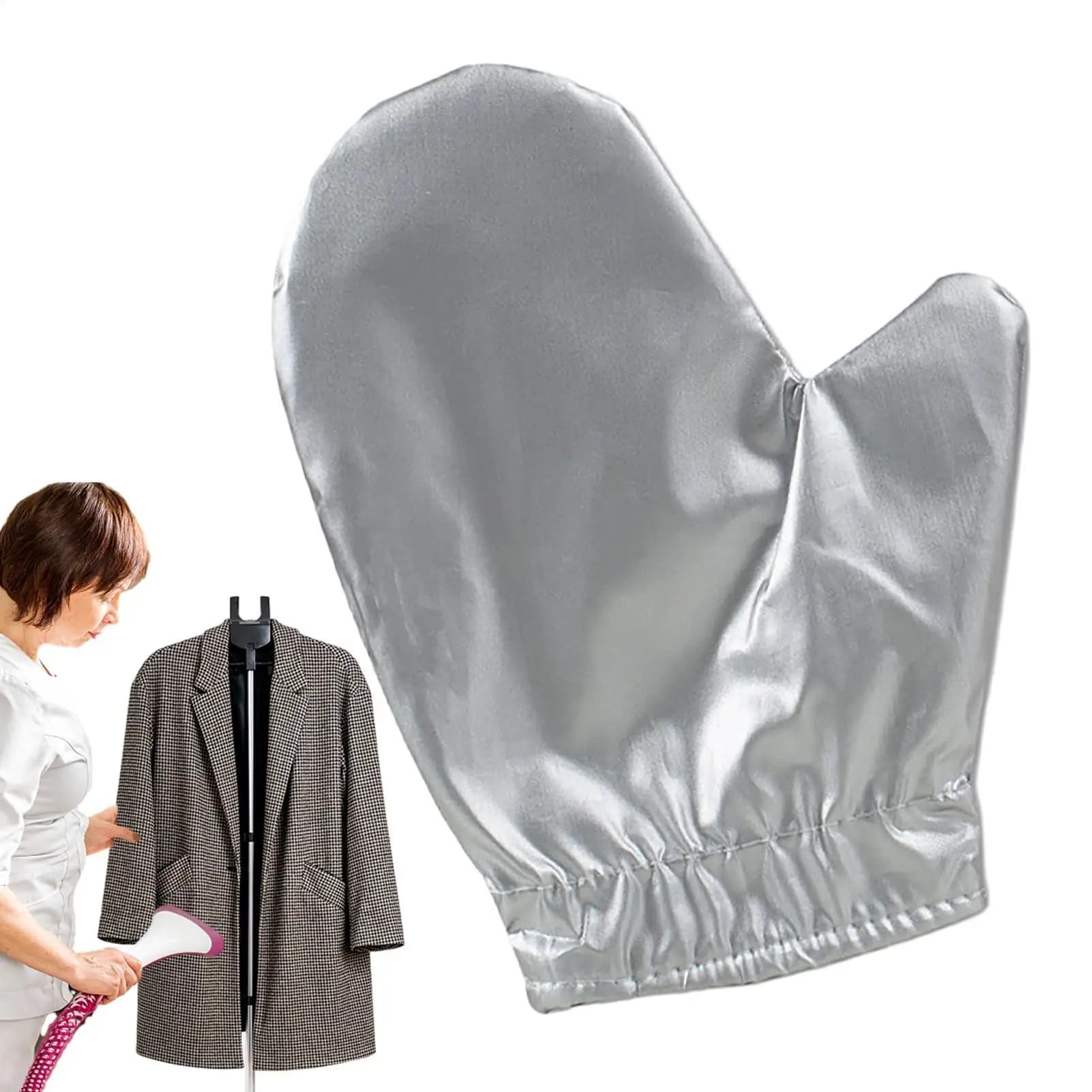 Garment Steamer Ironing Glove Waterproof Anti Steam Mitt Heat Resistant 3-Layer Protective Gloves for Clothes Steamers Mittens