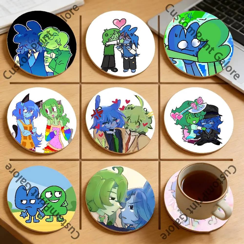 Two Four B-BFDI Analog Pine Covers with HD print, non-slip and heat resistant, table protection