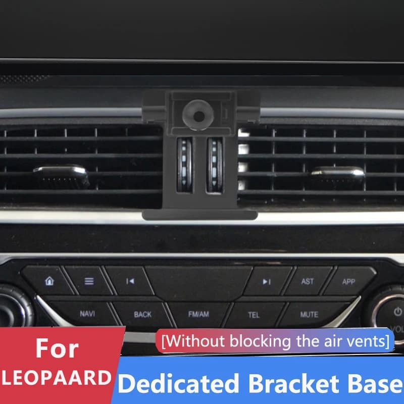 Base per supporto cellulare da auto per Leopaard CS9 CS10 2014-2019, base con fibbia, supporto speciale per telefono, accessori per presa d'aria auto