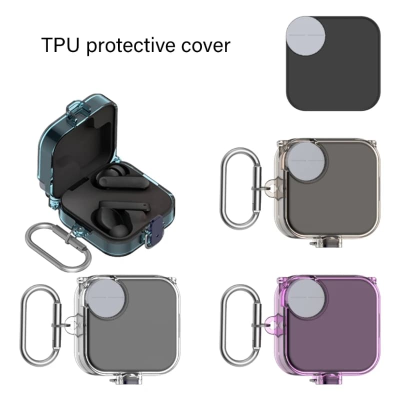 Custodia protettiva per auricolari wireless per niente CMF Buds Pro 2 Custodia protettiva in TPU trasparente antiurto per auricolari