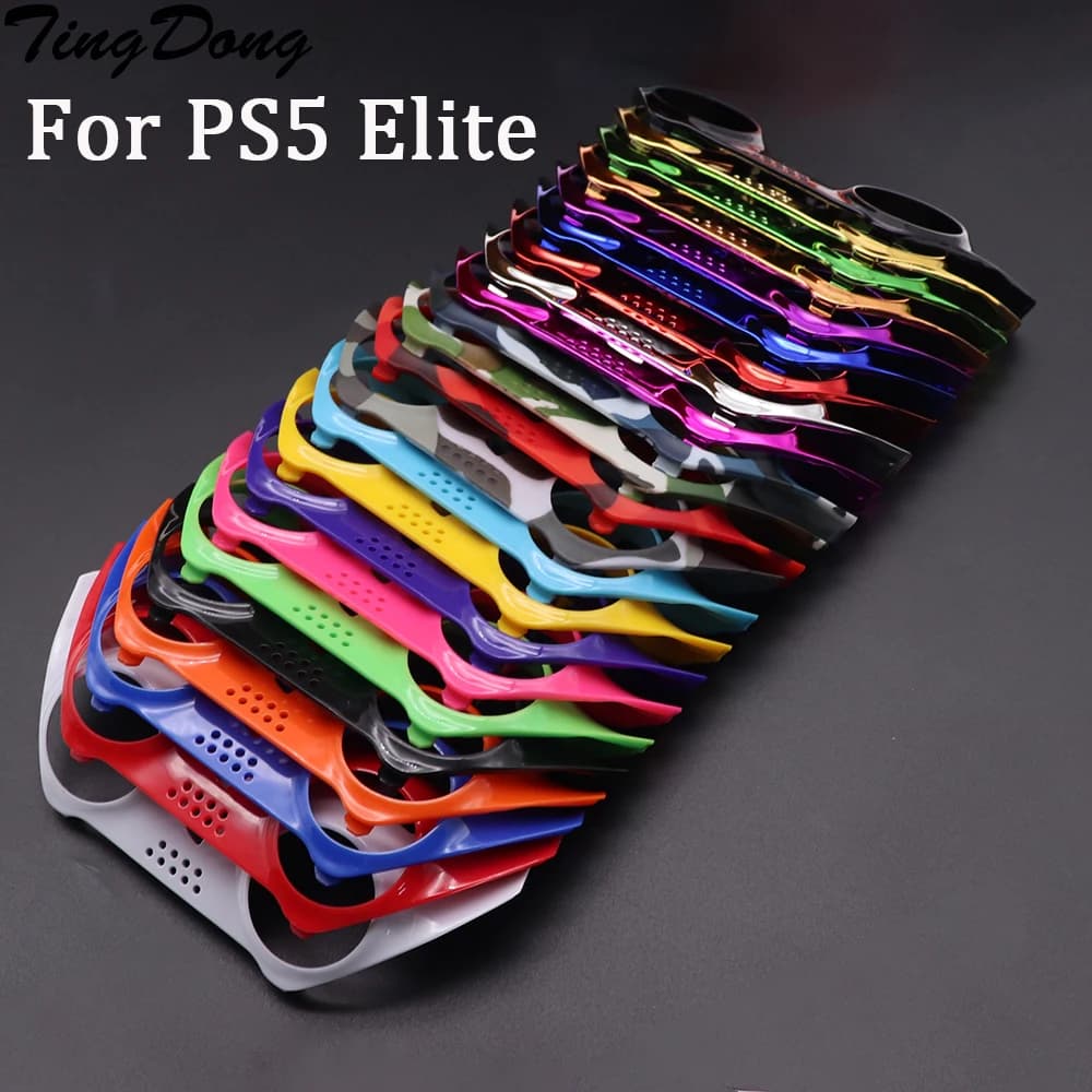 1 pz striscia di ricambio piastra frontale per PS5 DualSense Edge Controller custodia fai da te custodia Shell copertura Gamepad decorazione
