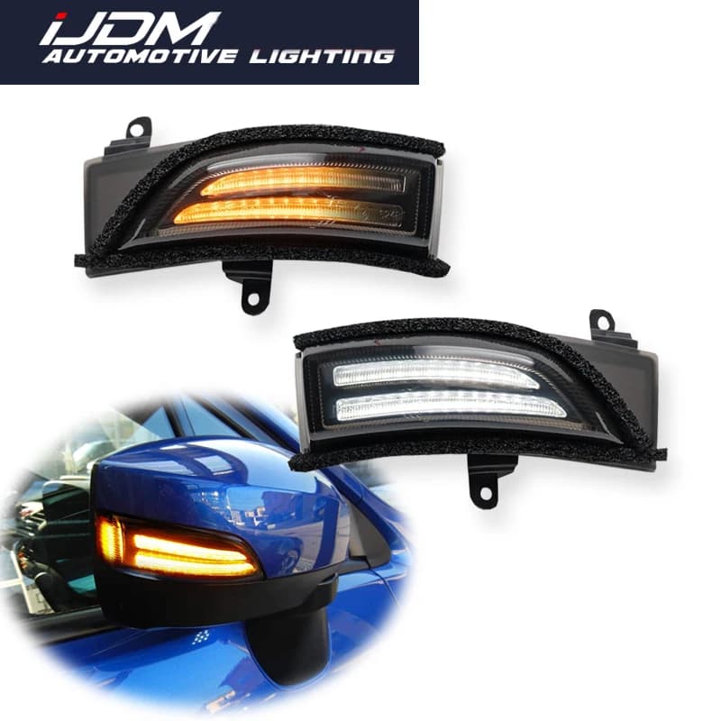 IJDM Dynamic Flash LED Side Mirror indicatori di direzione frecce per Subaru Crosstrek Forester Impreza 2.0L Legacy Outback WRX STI