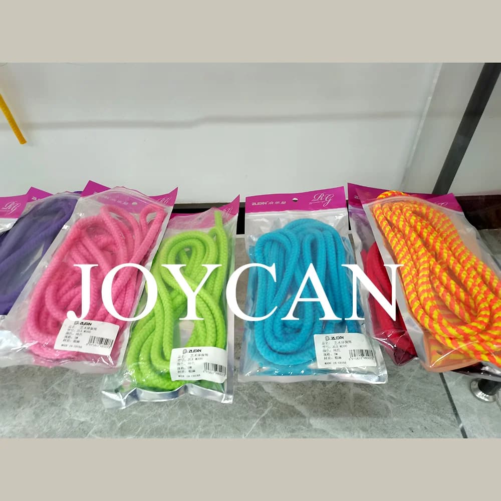 Rhythmic Gymnastics Corda in Cotton, Portable, Colorful, Comfortable for Girls' Allection