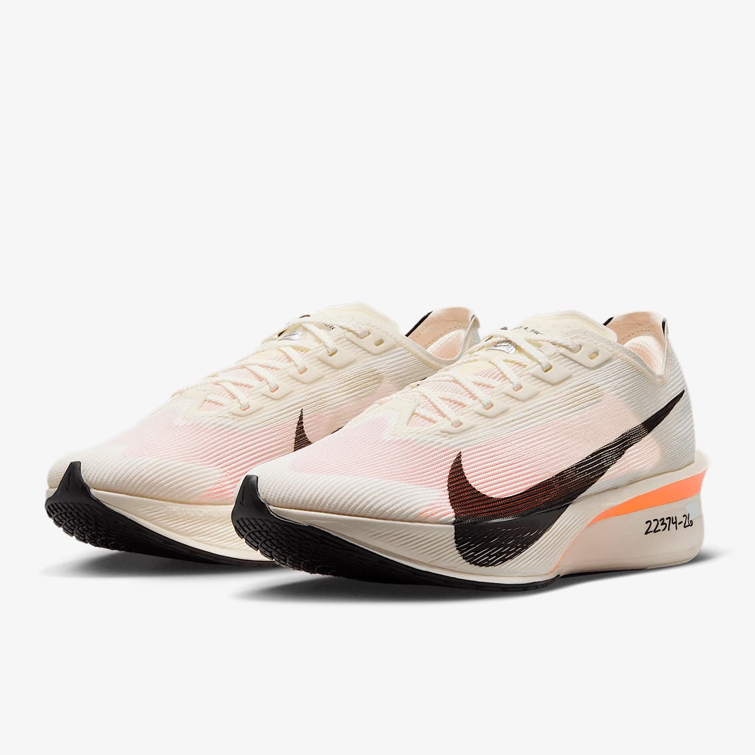 Scarpe da corsa Nike Genuine VAPORFLY 4 da donna leggere e traspiranti con suola spessa HF6411-100