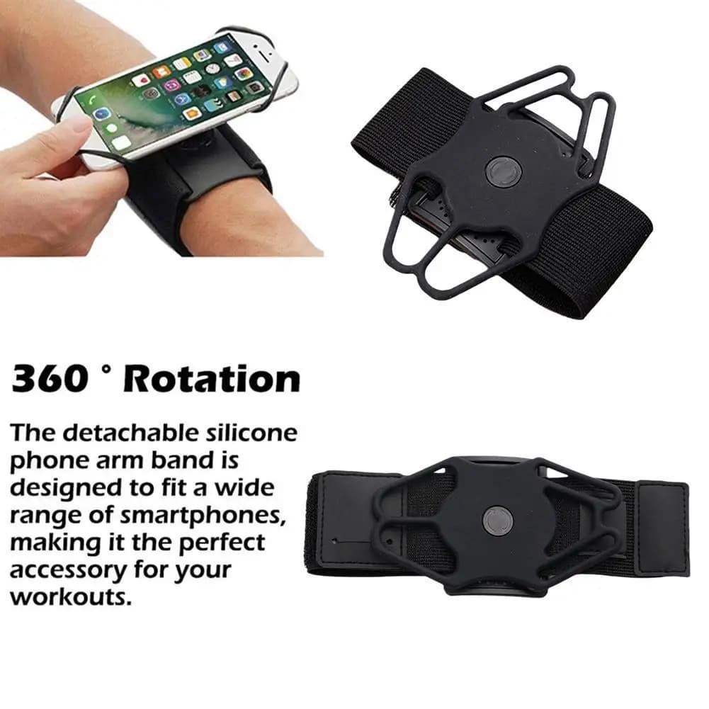 Exterior Cellular Phone Case for Fitness and Cycling, Adjustable Armband for Phone