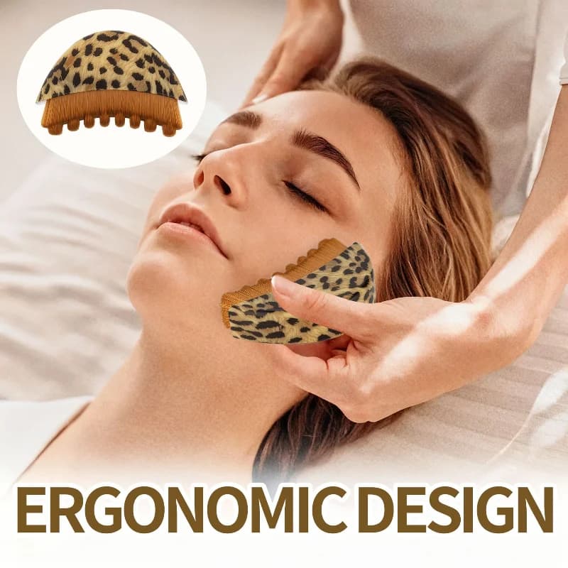 Lymphatic Contour Face Guasha Scraping Chin Sculpting Tool Face Brush Drainage Massager Brushing Facial Massage