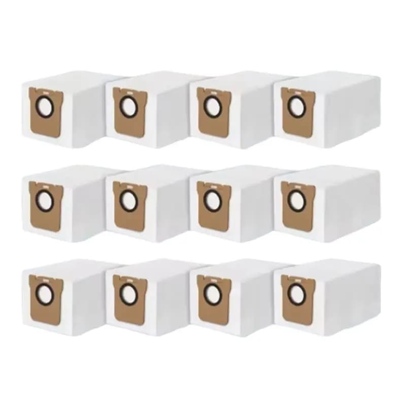ABBZ-For Xiaomi 5 OV31GL/5 Pro OV21GL Sweeper 12 Pcs Dust Bags For Vacuum Cleaner Replacement Parts Accessories