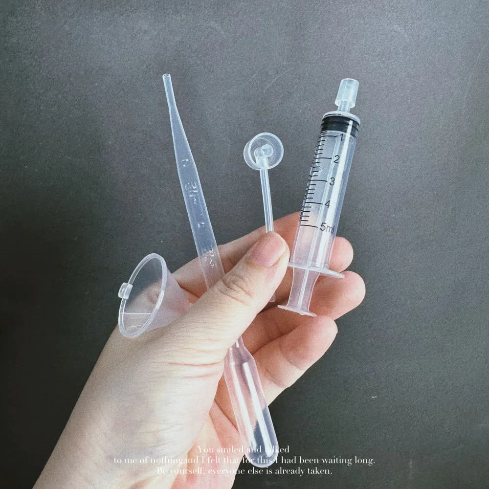 4PCS/Set Perfume Refill Tools Set Syringe Diffuser Straw Funnel Dropper Spray Dispensing Cosmetic Tools Accessories Plastic