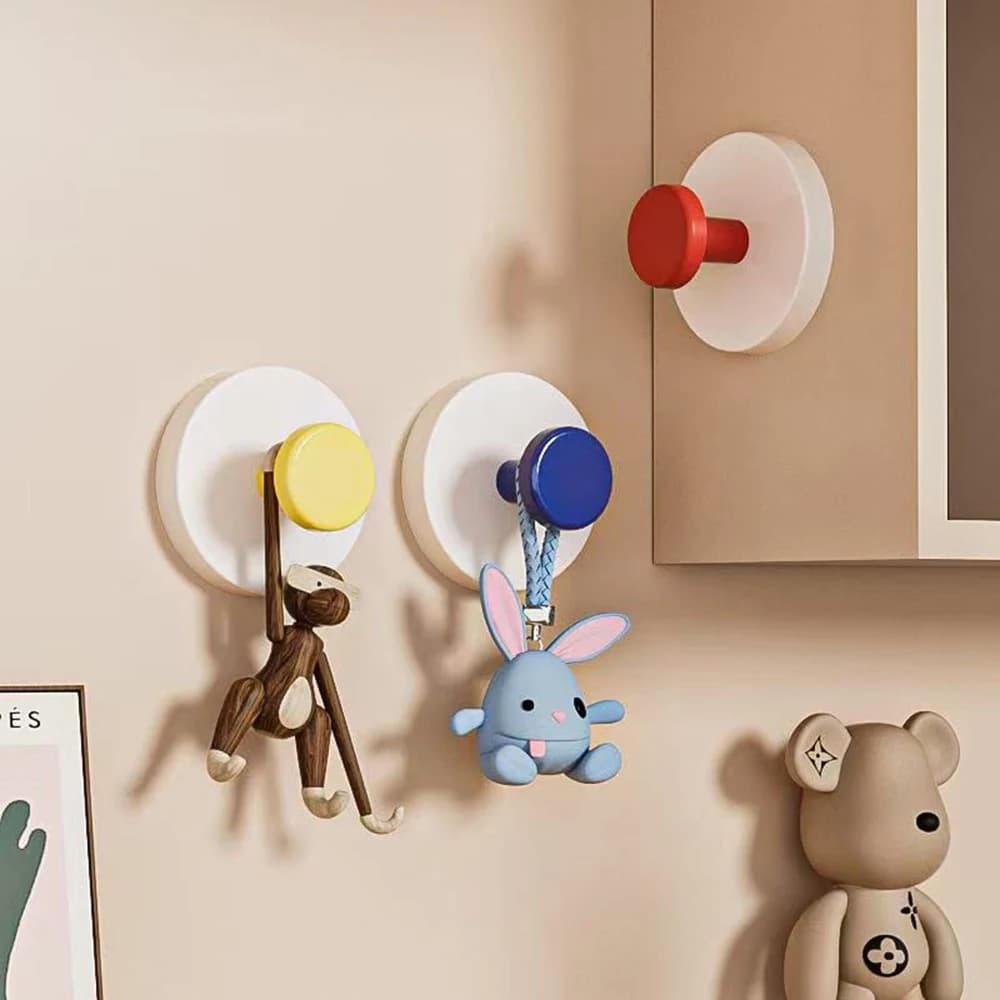 1pc Ganci a ventosa sottovuoto Ganci a ventosa Ganci per doccia rimovibili Ganci per bagno Ganci per doccia Supporti Ganci per doccia Asciugamani appesi