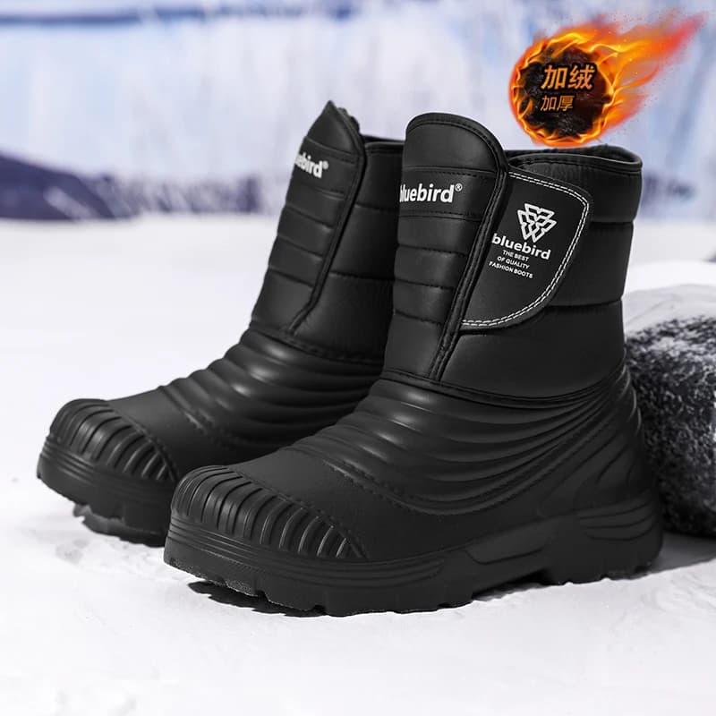 Stivali da neve impermeabili di grandi dimensioni 50/51 per uomo e donna Scarpe calde foderate in peluche leggere Botines Hombre Bottine