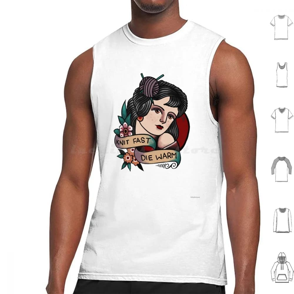 Maglia veloce, Die Warm Canotte Stampa Cotone Old Classic 20 S Cartoon Warm Die Knit Maglia veloce Uncinetto Pop Art Culture