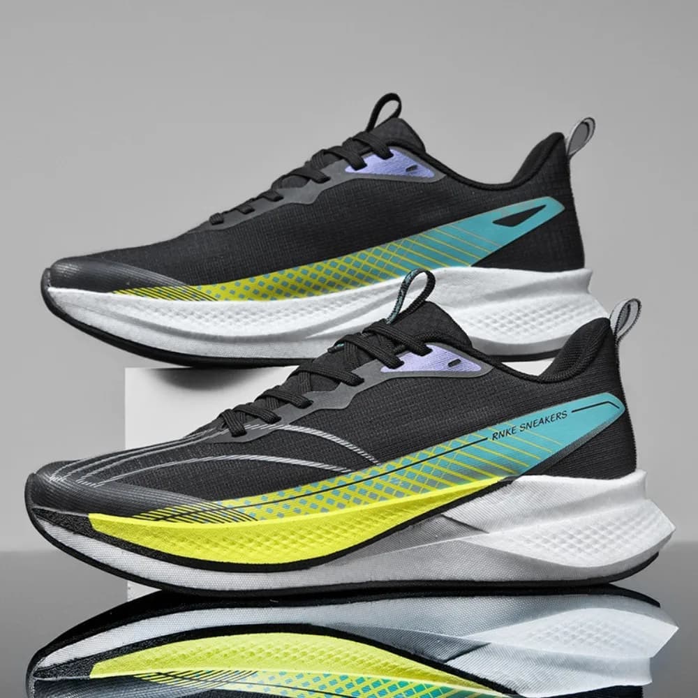 Scarpe da corsa per coppia in rete traspirante, sneakers sportive casual leggere e antiscivolo