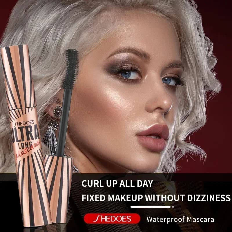 Shedoes 10ml Mascara Nero Naturale Ricci Spessi Allungamento Ciglia Professione Impermeabile Idratare Durata 24 ore Mascara Moda