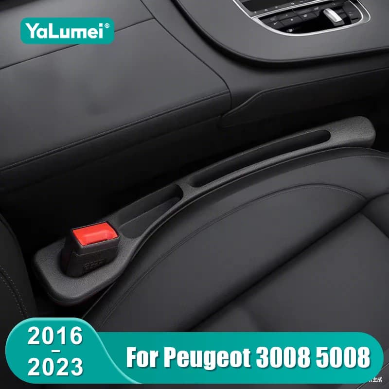 For Peugeot 3008 5008 GT 2016 2017 2018 2019 2020 2021 2022 2023 Car Seat Lose-proof strips Gap Side sewing Storage accessories