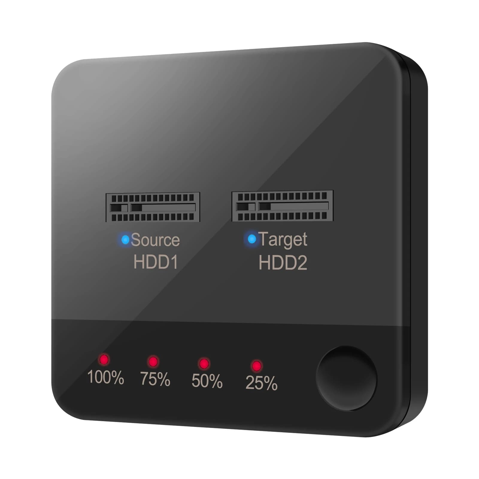 Docking Station SATA 3 in 1 con Design a Doppio Cassetto per Clonazione Offline e Trasferimento Simultaneo di Dati SSD