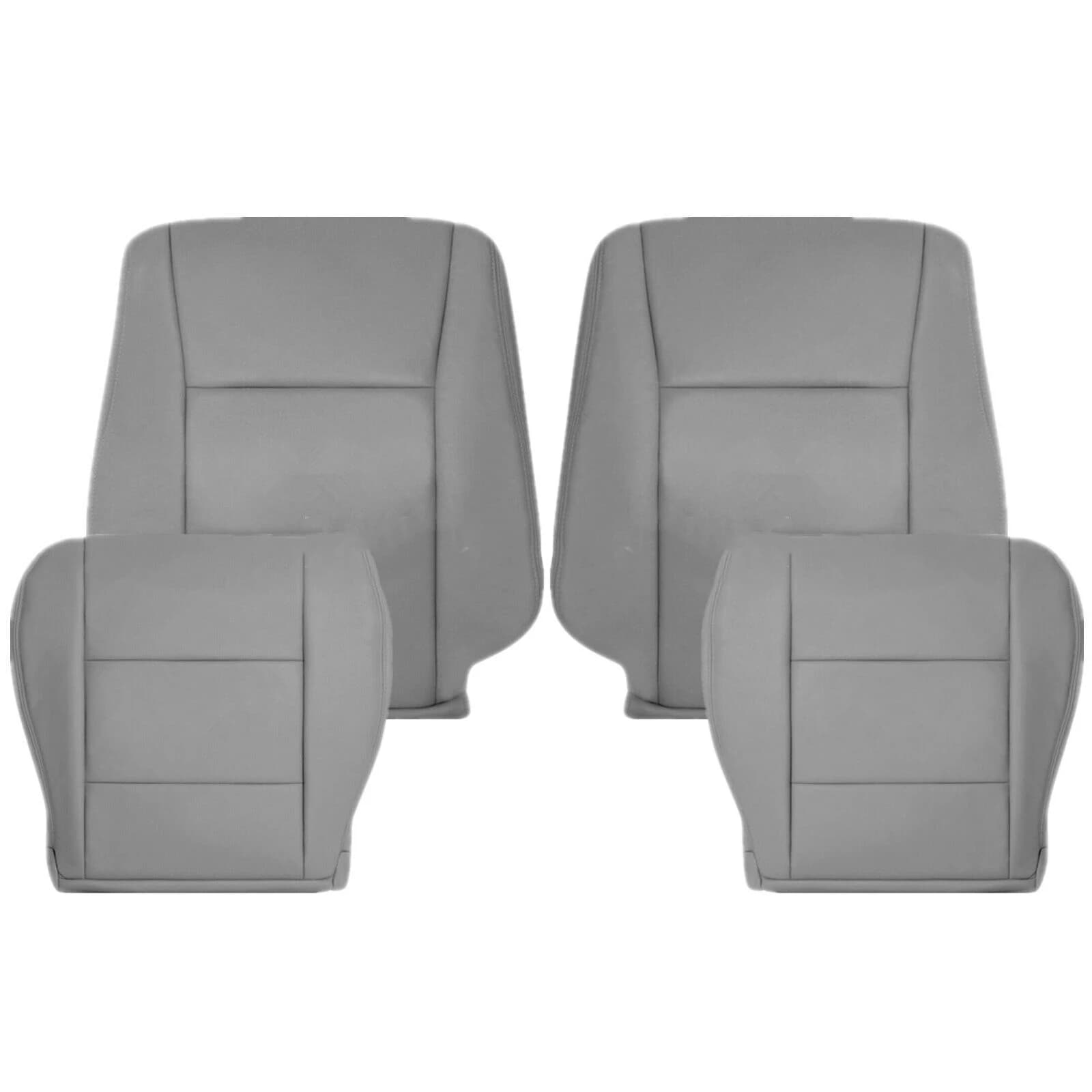 4 pcs for Toyota car driver and passenger seat cover leather trim set for Toyota Land Cruiser 1998-2007 car accessories