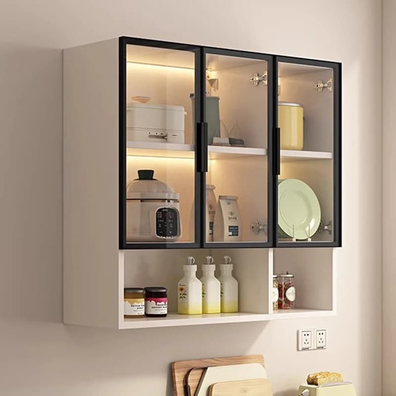 Armadietto da bagno moderno per riporre gli scaffali da parete salvaspazio di lusso, armadio disinfettante, armadietto in carta medicinale, mobili alla moda