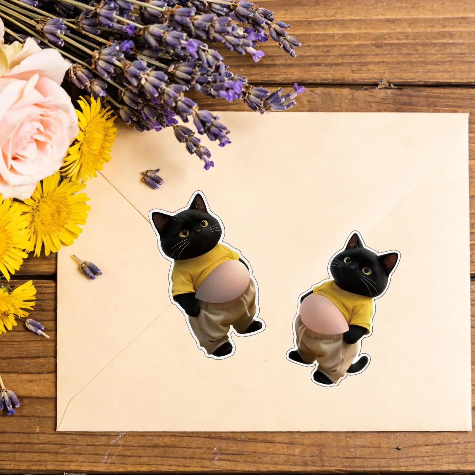 Adesivi Divertenti a Forma di Gatto, Giocattoli Adesivi per Pancia di Gatto, Piccole Decorazioni a Bolle per Scrapbook, Diari, Quaderni, Agende, Cover per Telefono, Tazze, Tablet