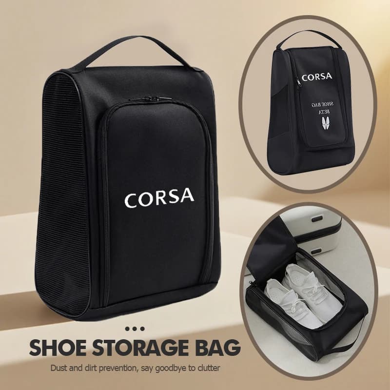 For Opel Car Logo Sneaker Storage Bag Travel Outing Shoe Storage Tool OPC Astra G H J K F Corsa D Zafira B Insignia Mokka