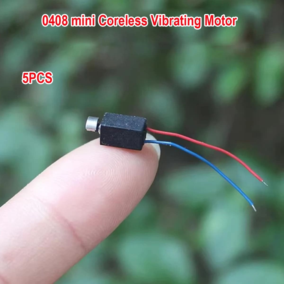 5PCS Mini 408 Motore di Vibrazione DC 3.7V Micro 4mm * 8mm Elettrico Forte Motore Coreless Vibratore FAI DA TE Massaggiatore Giocattolo Spazzolino Elettrico