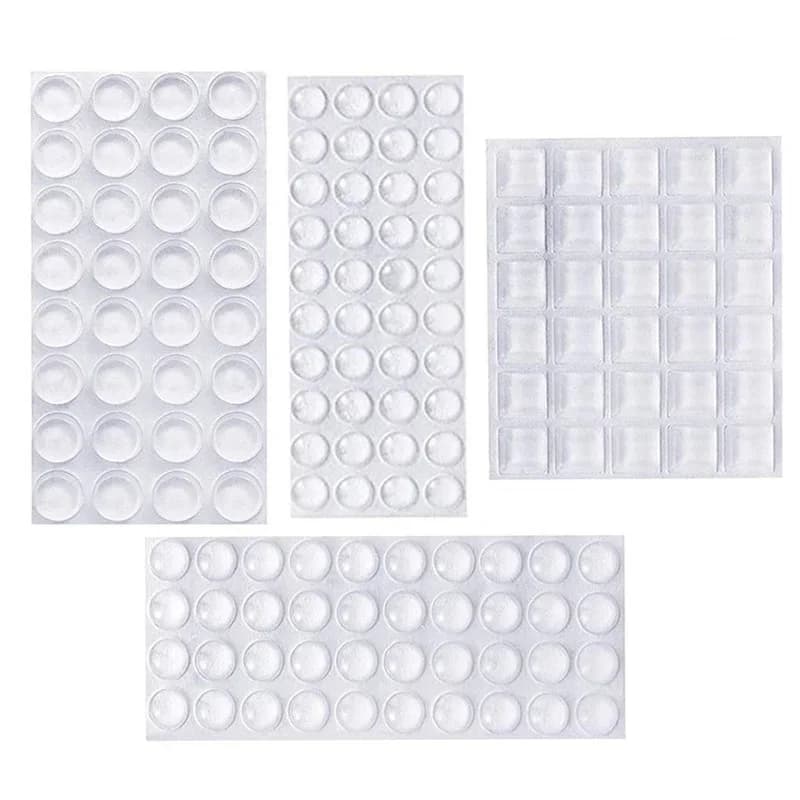 Fermaporta in silicone protezione da parete Cuscino in gomma per armadio da cucina Catture ammortizzatore autoadesivo Ferramenta per mobili