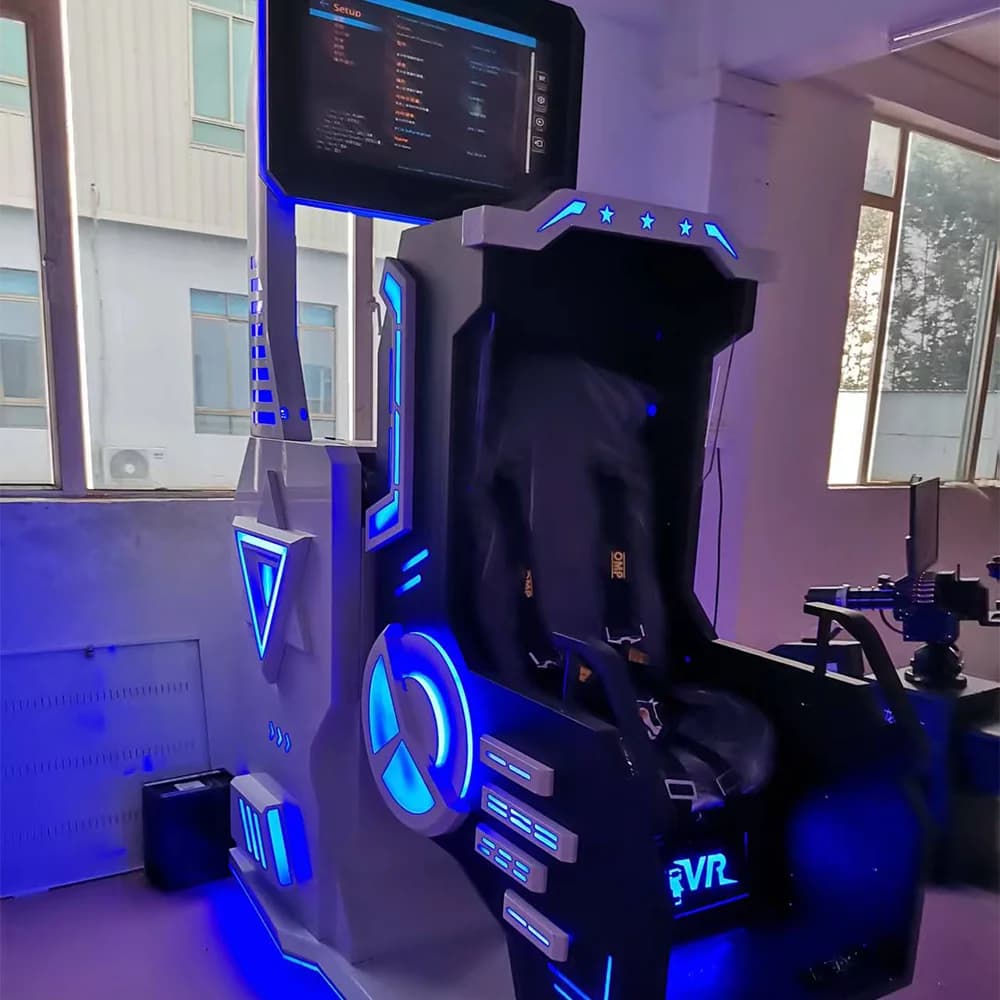 Vendita diretta in fabbrica Sedia da gioco VR con rotazione a 360 gradi Simulatore VR 360 con giochi interattivi