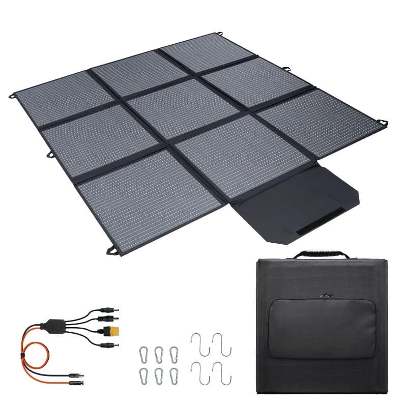 Pannello solare fotovoltaico per parcheggio sul tetto con borsa pieghevole da 400 W