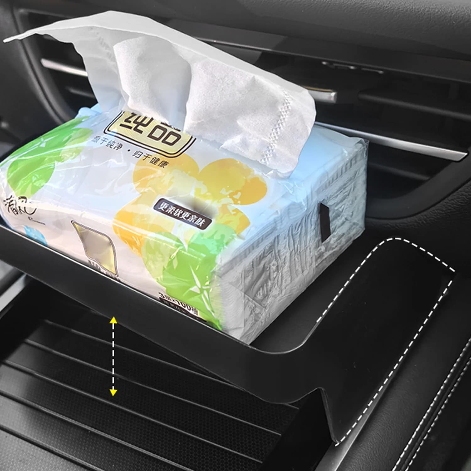 Per VW Volkswagen Passat B9 2024 2025 LHD: Vano portaoggetti per console centrale, porta telefono per presa d'aria, organizer, vassoio - Accessori auto