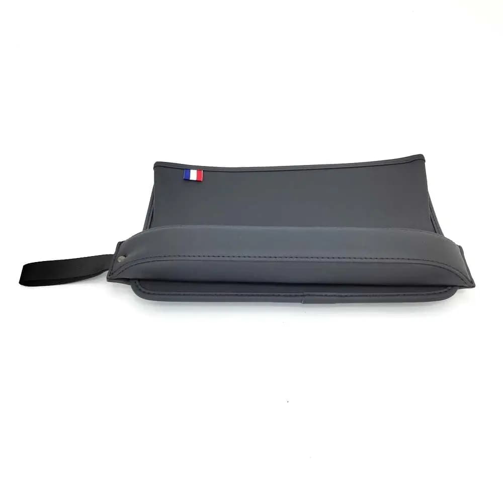 1 scatola portaoggetti per riempire lo spazio del sedile laterale della console dell'auto, organizer per sedile anteriore in pelle PU