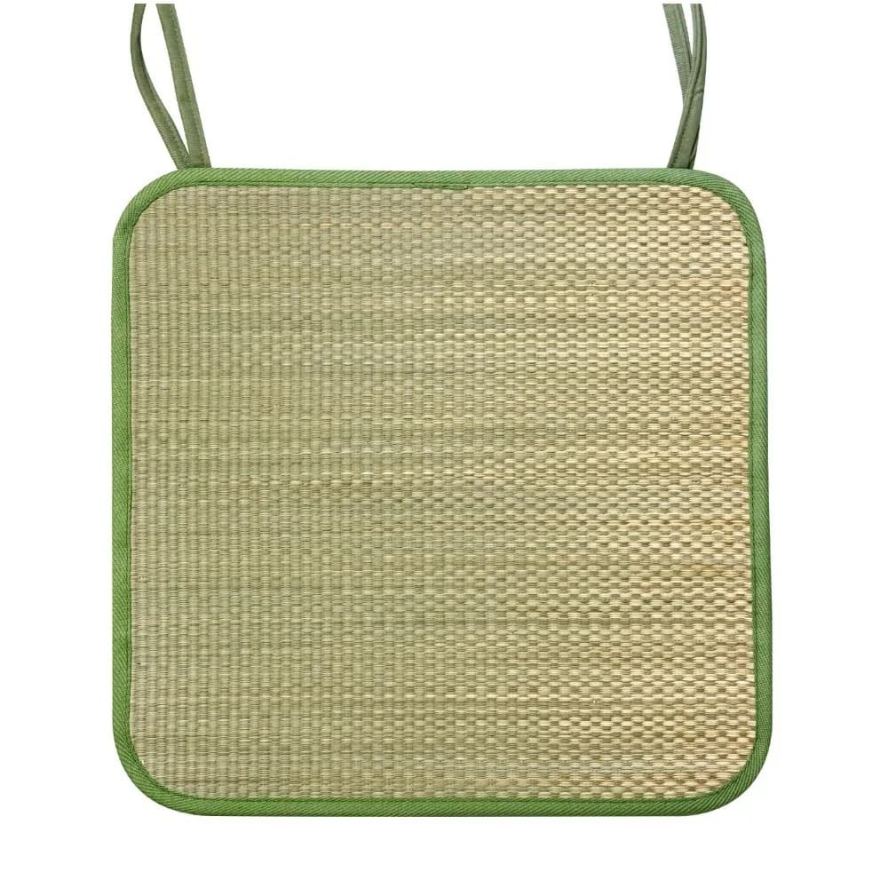 Breathable Horse Shoe Shaped Strap Chair Cushion Anti-slip Handmade Cooling Mat Wear Resistant Woven Chair Cushion Car Interior