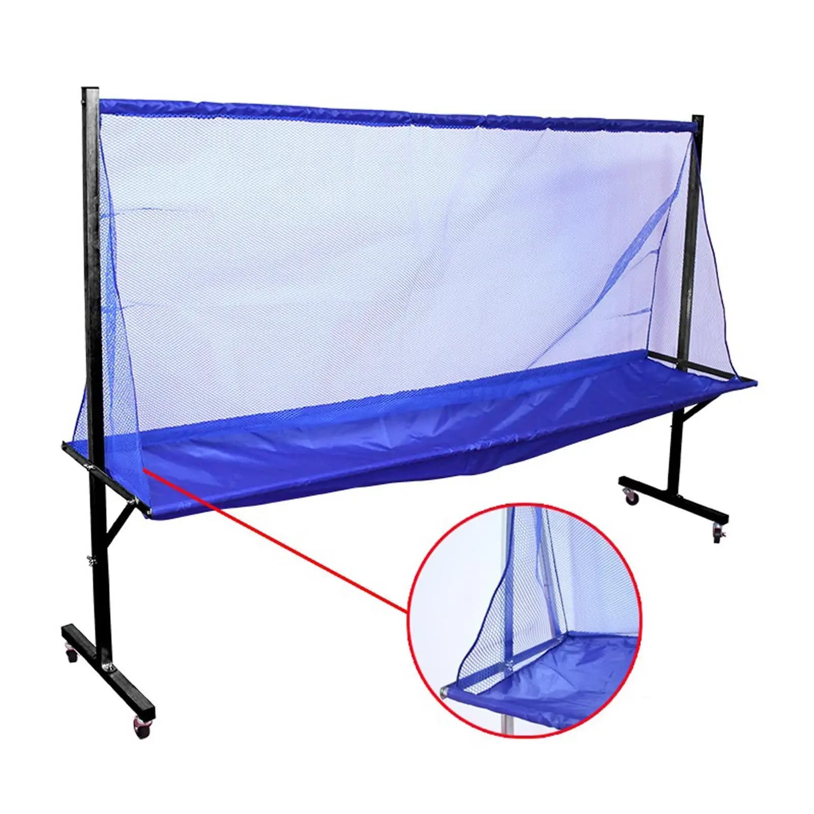 Rete mobile per palline da Ping Pong Ping Pong Recycle Catcher attrezzatura portatile per reti da raccolta grande rete di raccolta per la pratica
