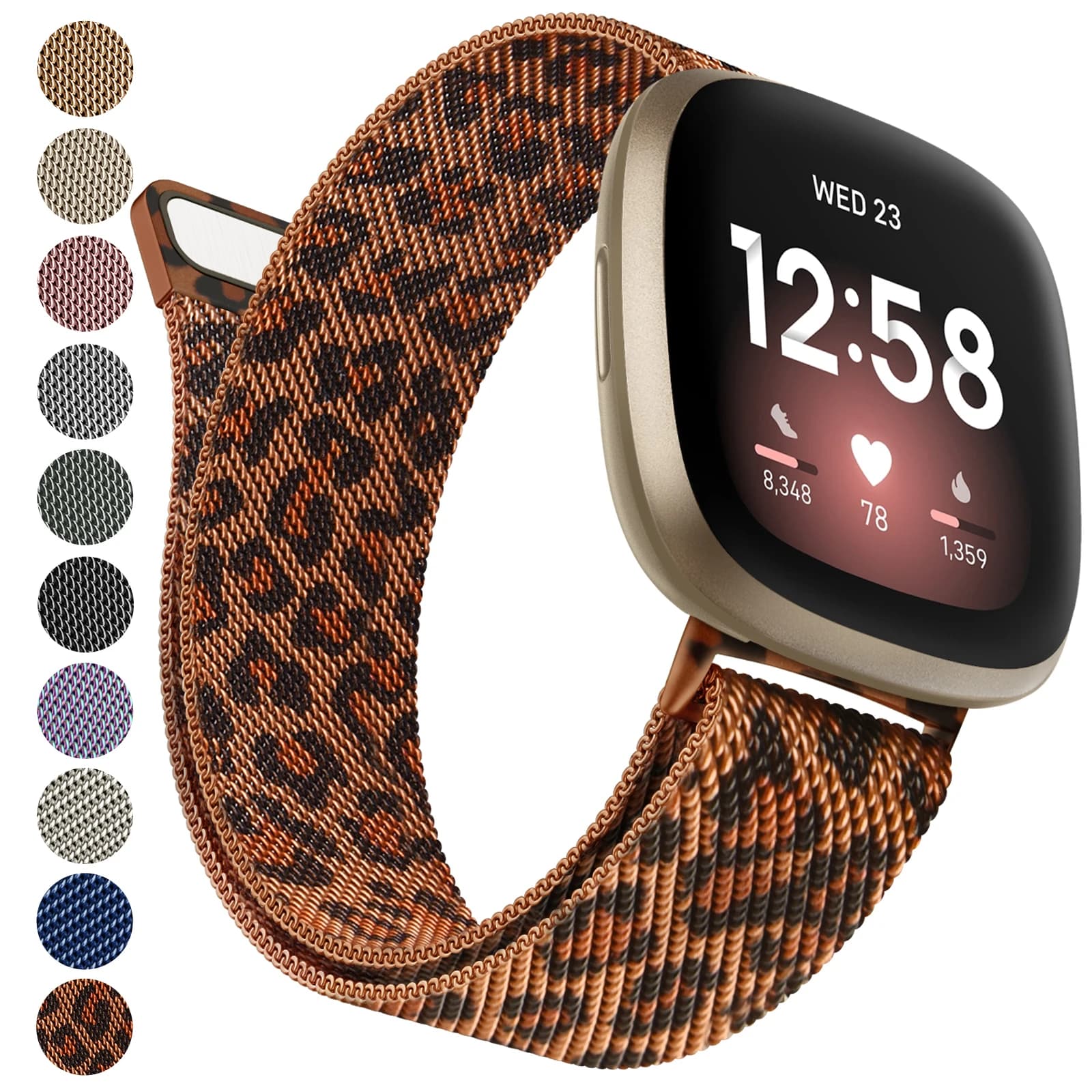 Cinturino magnetico mentale per Fitbit Versa 3/sense Band cinturino da polso per Fitbit Sense Correa Smart Watch accessori