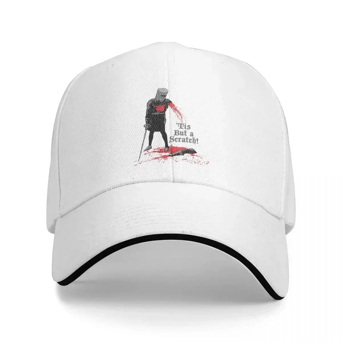 2026 Tis But A Scratch! Cap Fashion Casual Baseball Caps Adjustable Hat Hip Hop Summer Unisex Baseball Hat Customizable Polychro