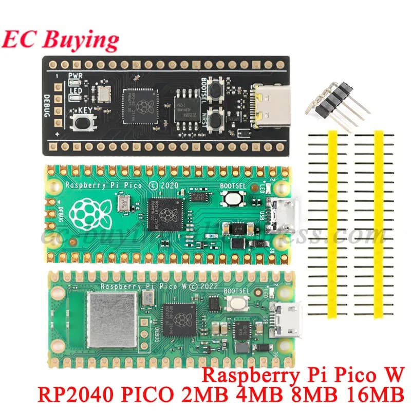 5 pz/1 pz RP2040 Dual-Core 264KB ARM per Raspberry Pi Pico W Board Microcomputer a bassa potenza Processore Cortex-M0 + ad alte prestazioni