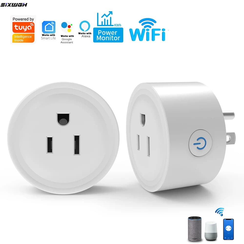 Tuya 16A Smart Plug Prese Zigbee US Canada Mexico Peru Colombia Japan Power Monitoring Timing Function Works with Alexa Z2MQTT