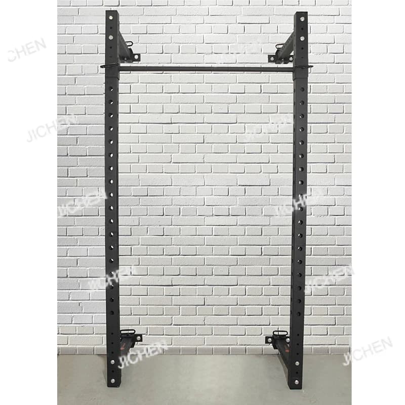 commercial folding squat support, training bench, horizontal bar, pull-up parallel bar, support for training against the wall
