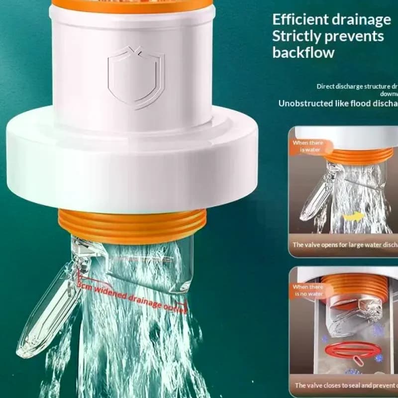 New Sealing Ring Cap For Kitchen Sink Drain Pipe To Prevent Backflow And Unwanted Scents Compatible