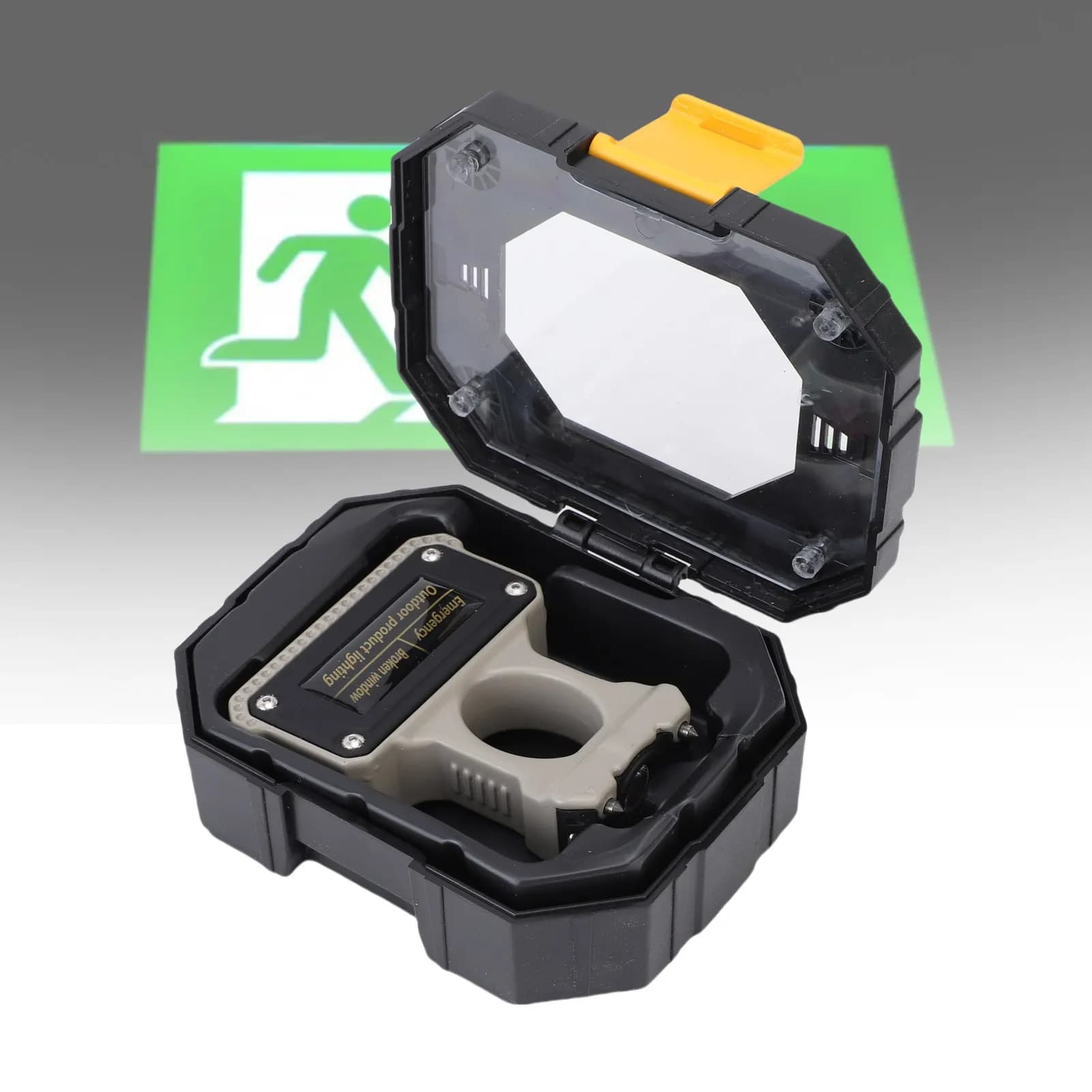 Torcia a LED per auto ricaricabile Interruttore per finestrino per auto in lega di zinco Luce per dito 1100mAh Controllo pulsante Versatile Robusto per il campeggio