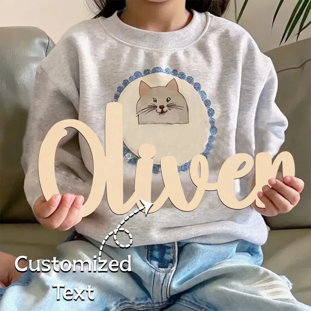 Custom Wood Plate with Name - Home Decoration or Room with Custom Surname, Unique Gift