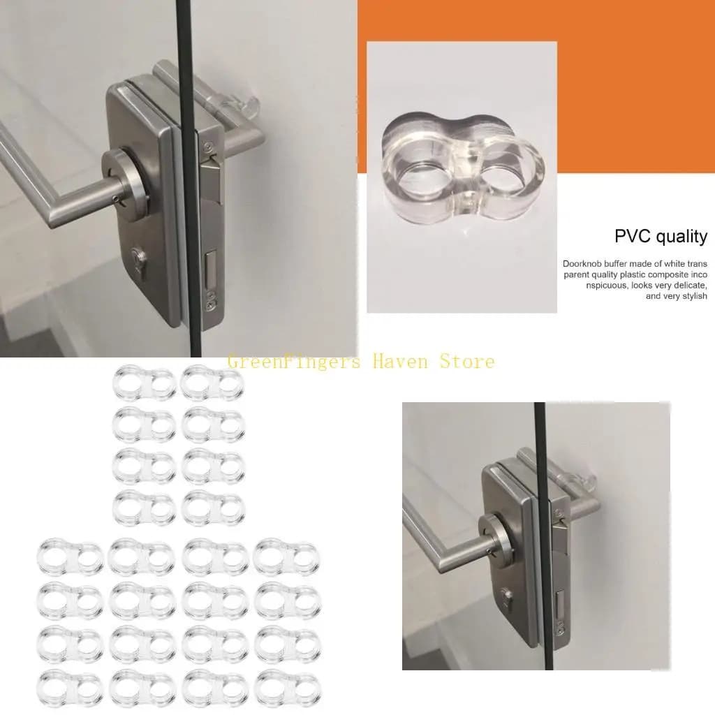 F68D Aggiorna il silicone trasparente a parete trasparente smorzante le porte delle porte proteggono le pareti dalla manopola