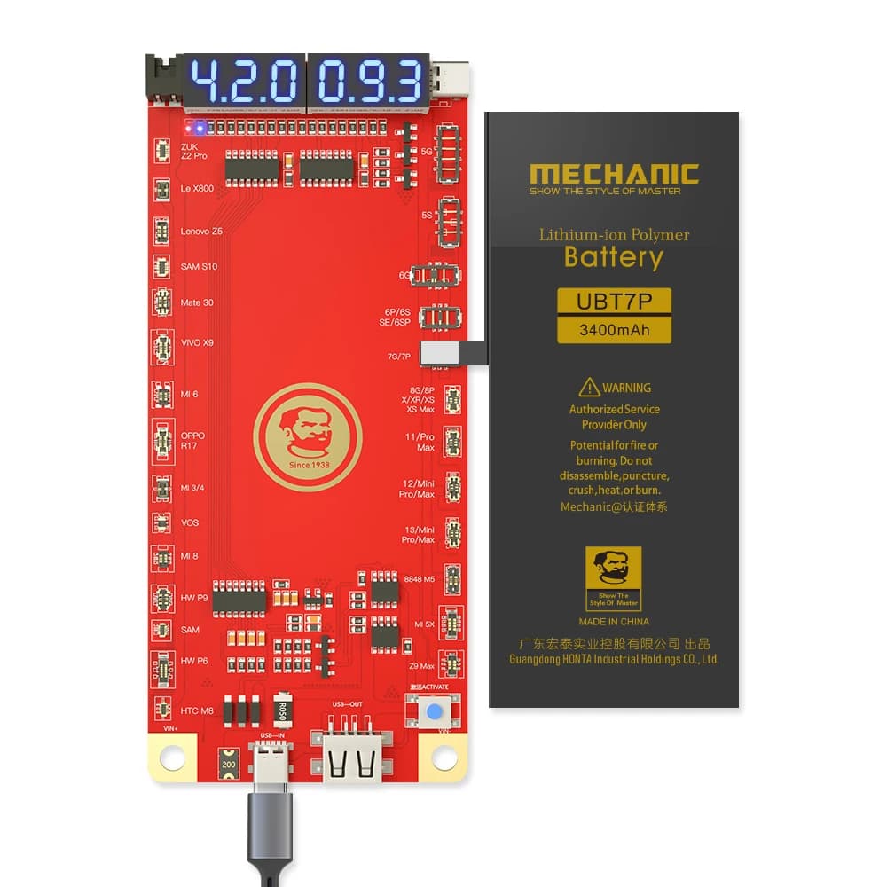 Scheda di rilevamento dell'attivazione della batteria MECCANICA ricarica rapida per Android iOS iPhone 5-13 Pro Max Samsung Xiaomi Tester di ricarica