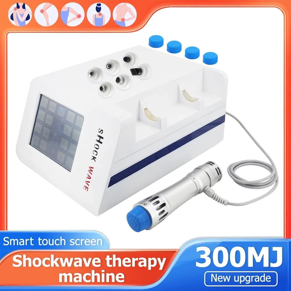Portatile Gun for Use Wave Therapy to Relieve Pain, Air Pressure Massage 5 Bar for Relax of Muscular and Fascial Fabrics