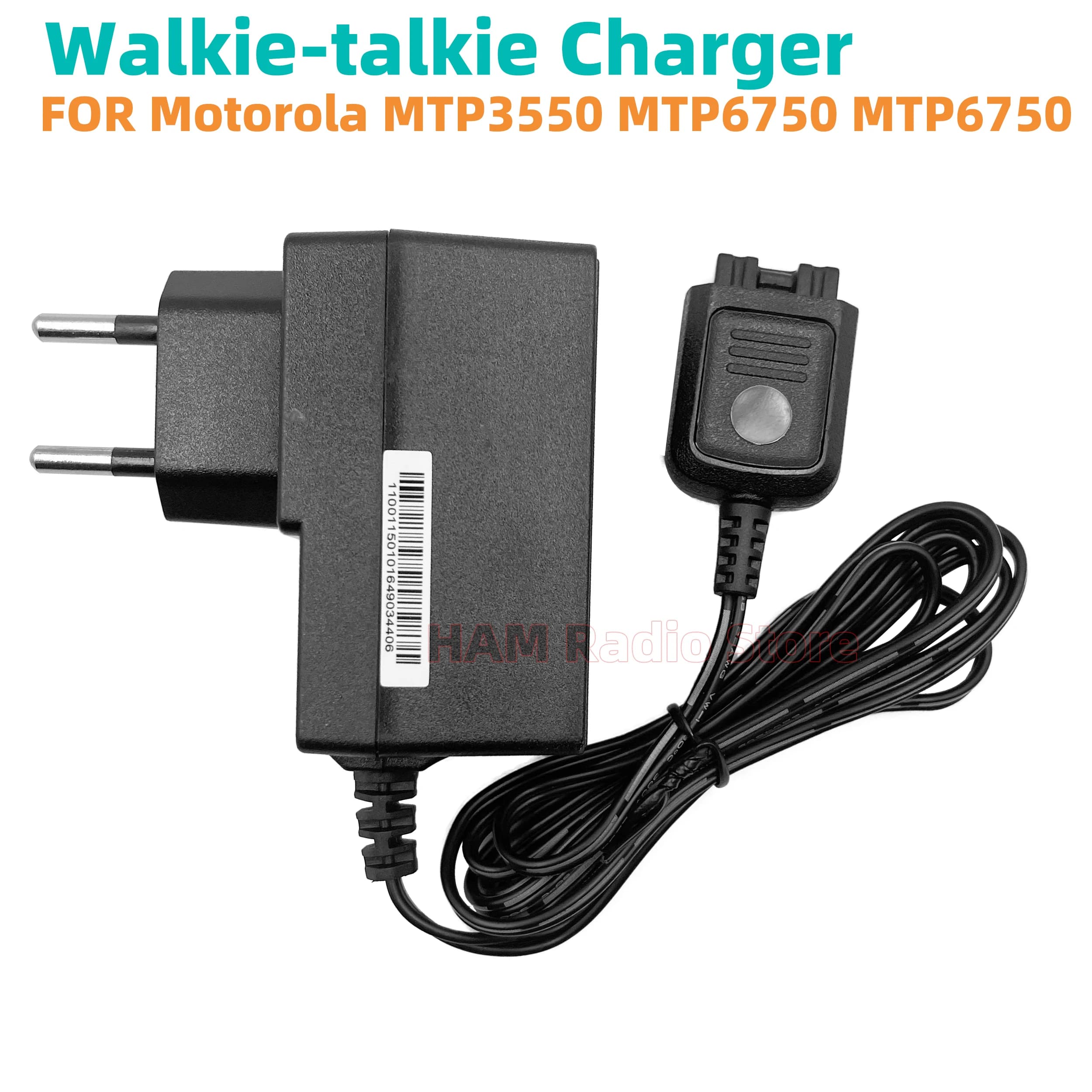 Caricabatterie da Viaggio per Walkie Talkie Motorola MTP3550 MTP3500 MTP6550 MTP6750 MTP3250 MTP3150 MTP3100 MXP600