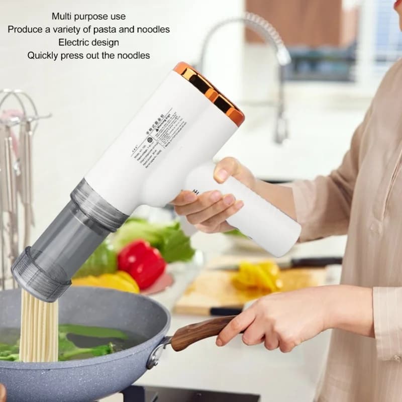 Automatic 304 Stainless Steel Pasta Maker Electric Handheld Labor Saving Noodle Machine For Kitchen Home