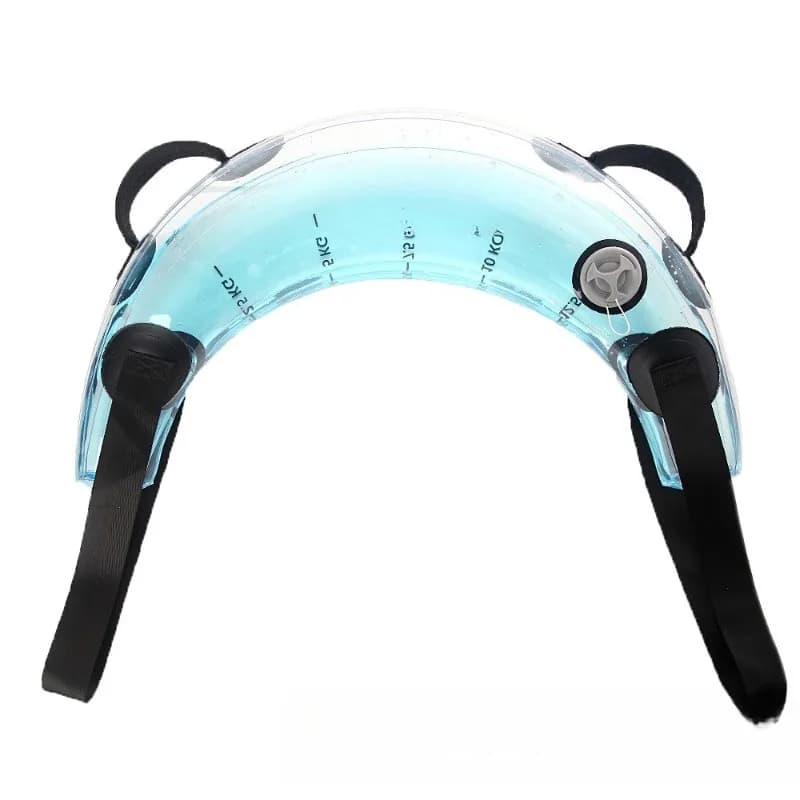 Borsa d'acqua per fitness ed esercizi di sollevamento pesi, ecologica in PVC con maniglia, borsa d'acqua per fitness, manubri per fitness