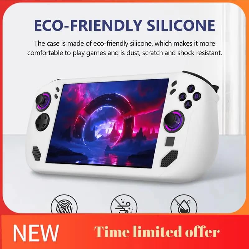 A42T-Shield Custodia protettiva in silicone antiurto Custodia Shell Cover per console di gioco Legion Go S Rosa