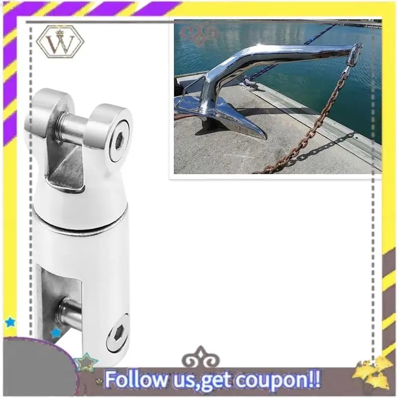 ABXV-Connettore per catena di ancoraggio per barche Accessorio per barche per articoli manuali per navi in acciaio inossidabile adatto per catena da 8‐10 mm