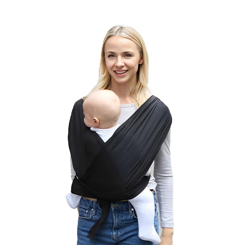 Comoda imbracatura per neonato, fascia per il trasporto anteriore in cotone traspirante, supporto ergonomico per l'anca sana per neonati, marsupio a mani libere