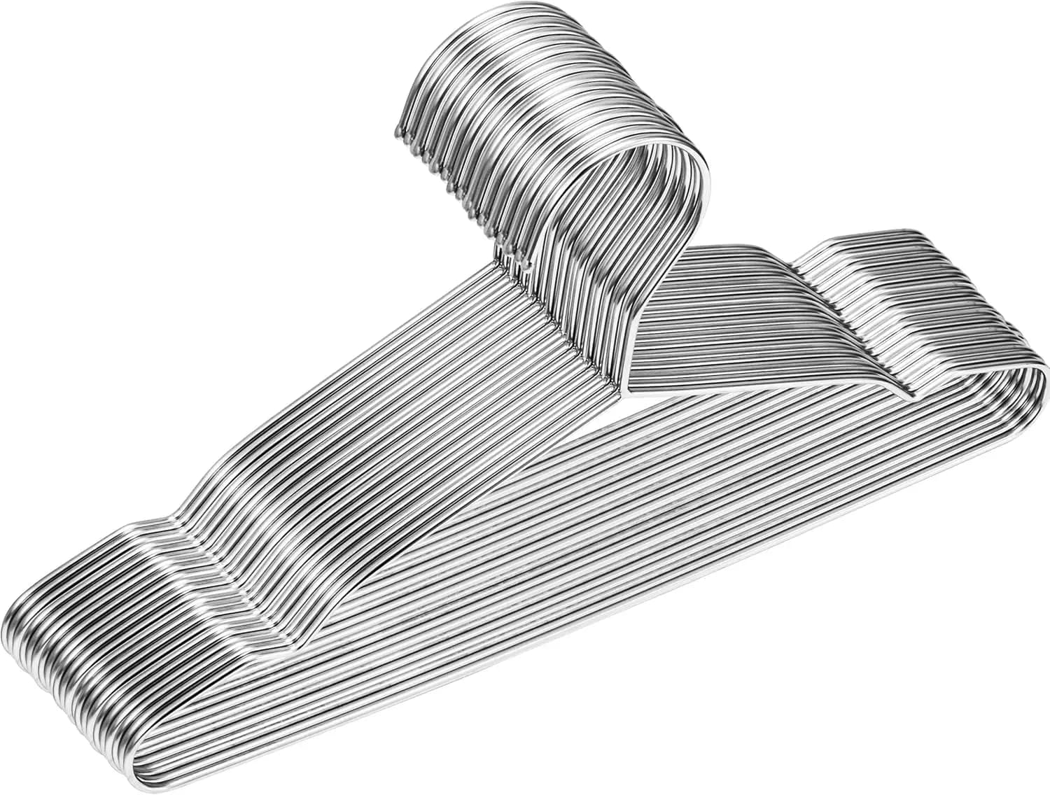 Pack of 50 Stainless Steel Children's Clothes, 32 cm, Resistant, Anti-slip, Children's Dresses