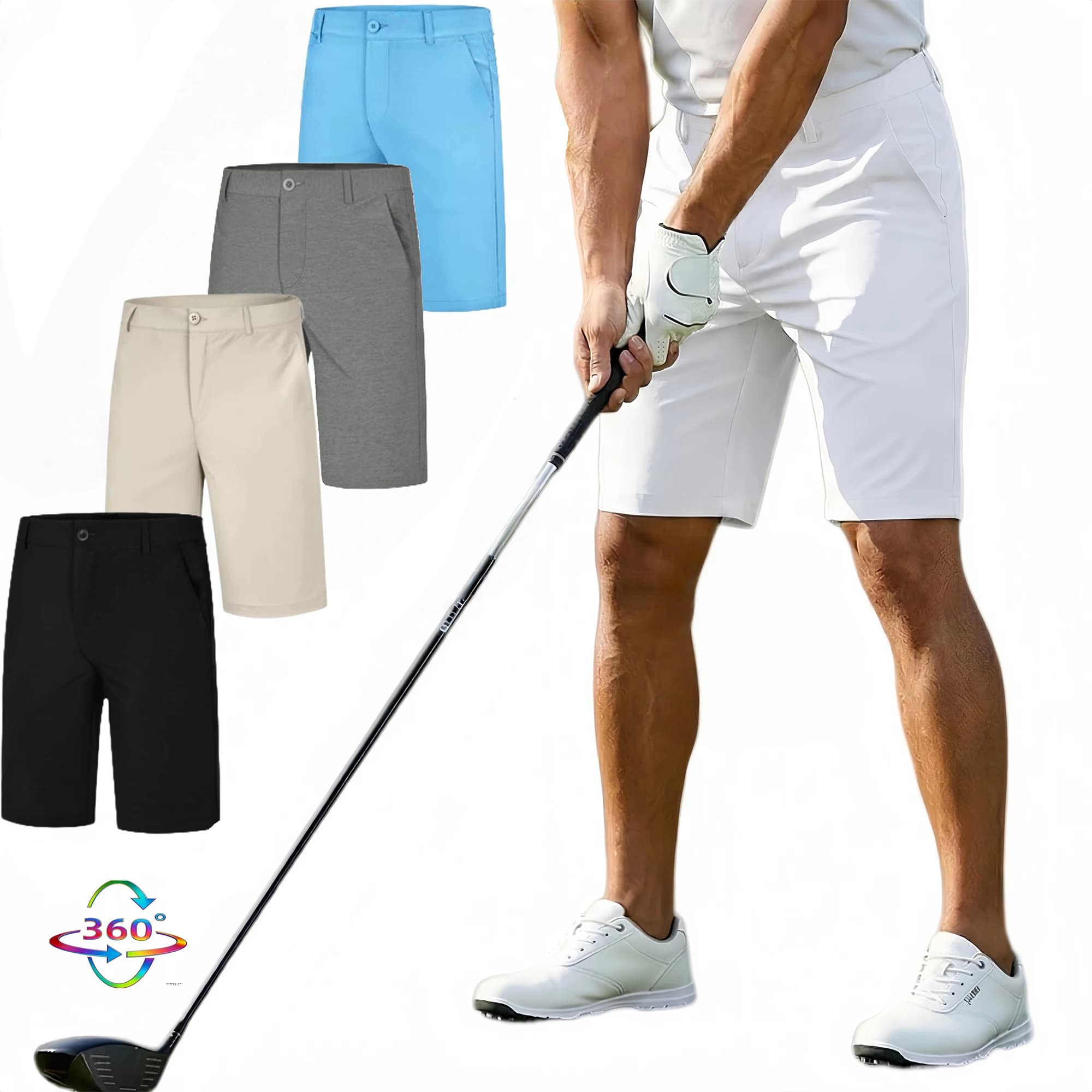 Golf shorts Men's golf clothing Summer sweat-absorbing breathable Golf pants